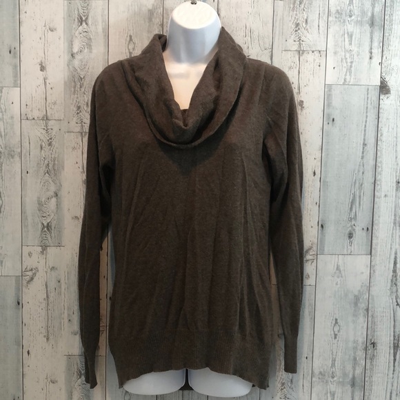 Athleta Cowl Neck Wool Blend Sweater Medium - Picture 1 of 9